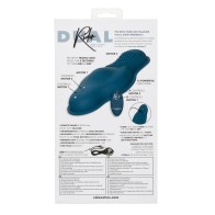 Dual Rider Remote Control Massager Blue