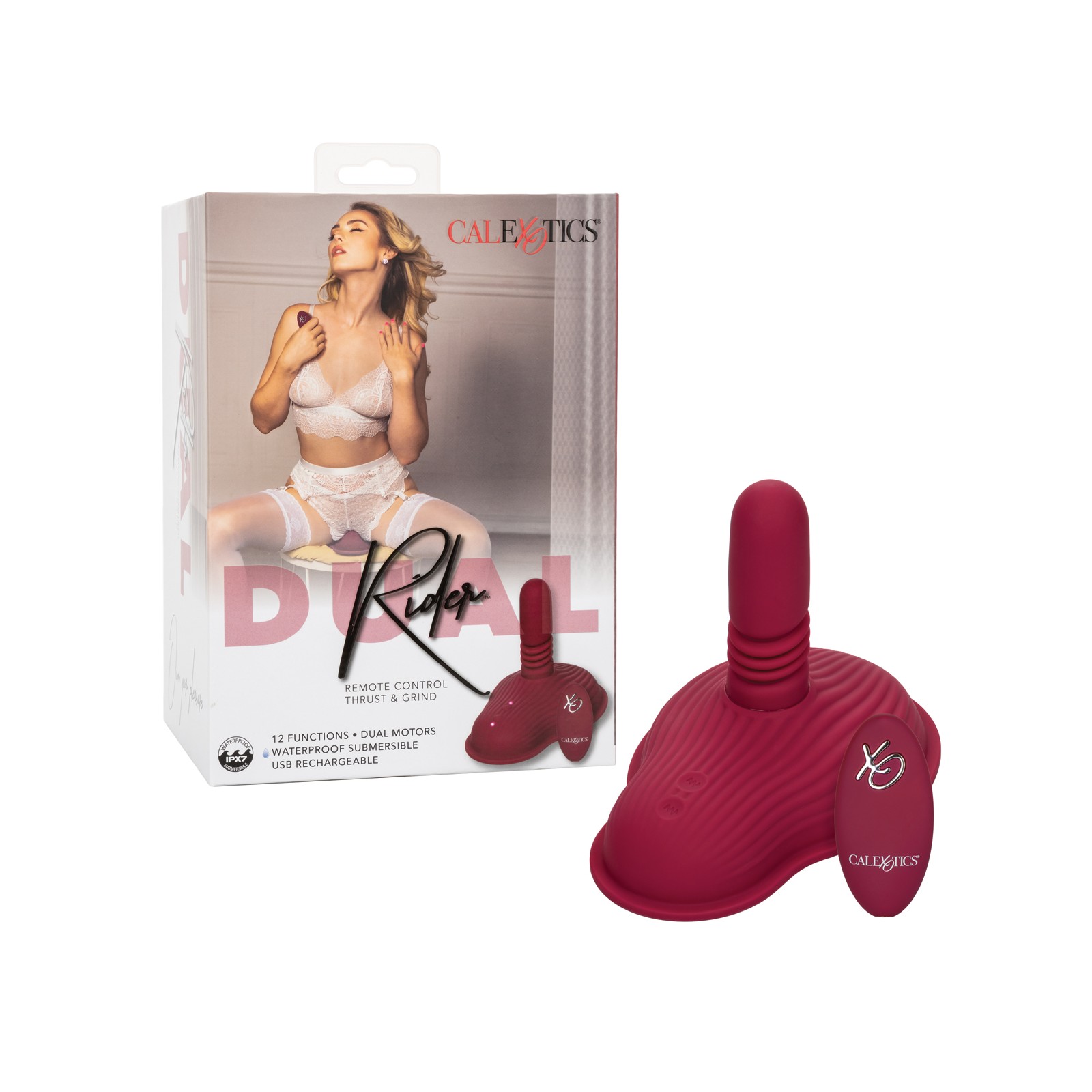 Dual Rider Control Remoto Thrust y Grind - Rojo