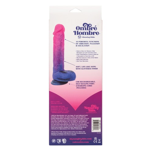 Naughty Bits Ombré Hombre Vibrador Dong para Diversión Suprema