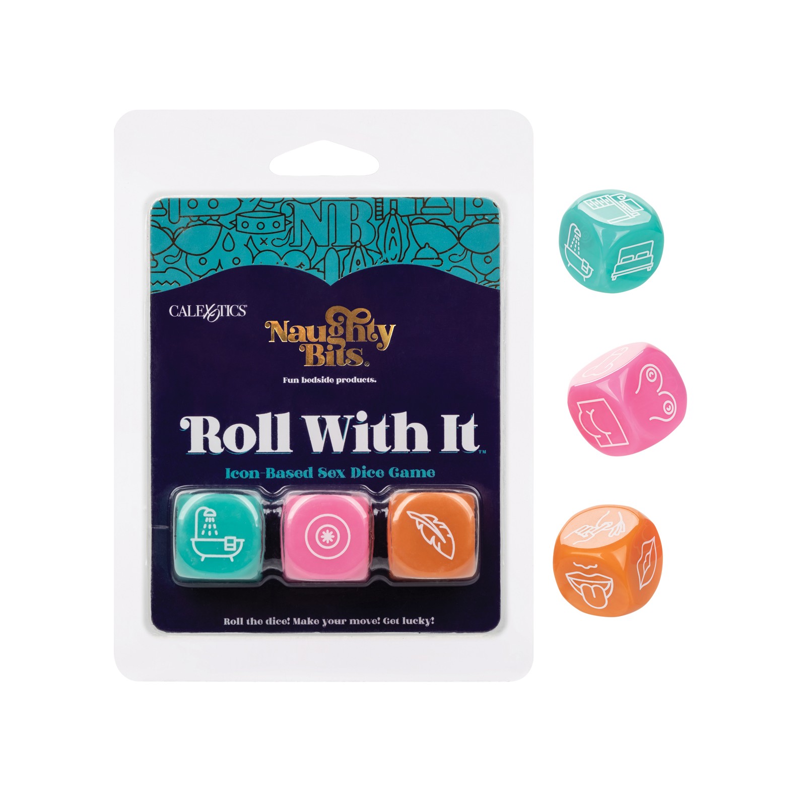 Naughty Bits Roll With It Icon-Based Sex Dice