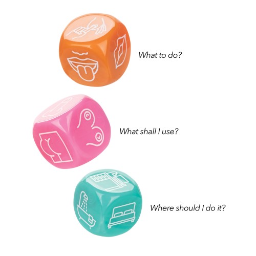 Naughty Bits Roll With It Icon-Based Sex Dice