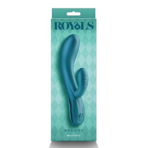 Royals Regent Vibrador Verde Metálico - Placer de Lujo