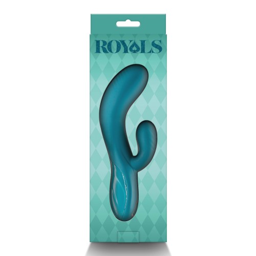 Royals Regent Metallic Green Vibrator - Luxury Pleasure