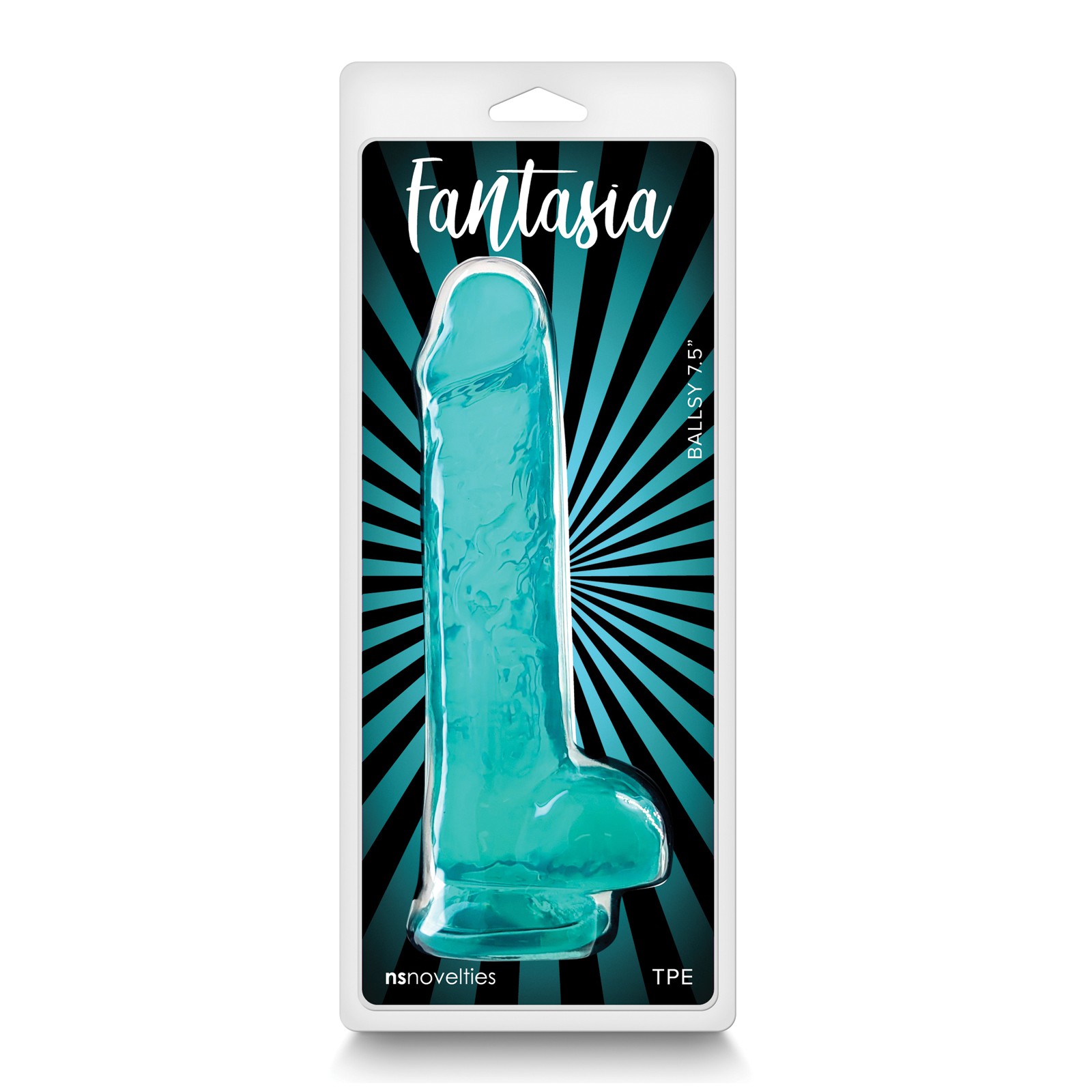 Dildo Fantasia 7.5 Pulgadas Verde Azulado