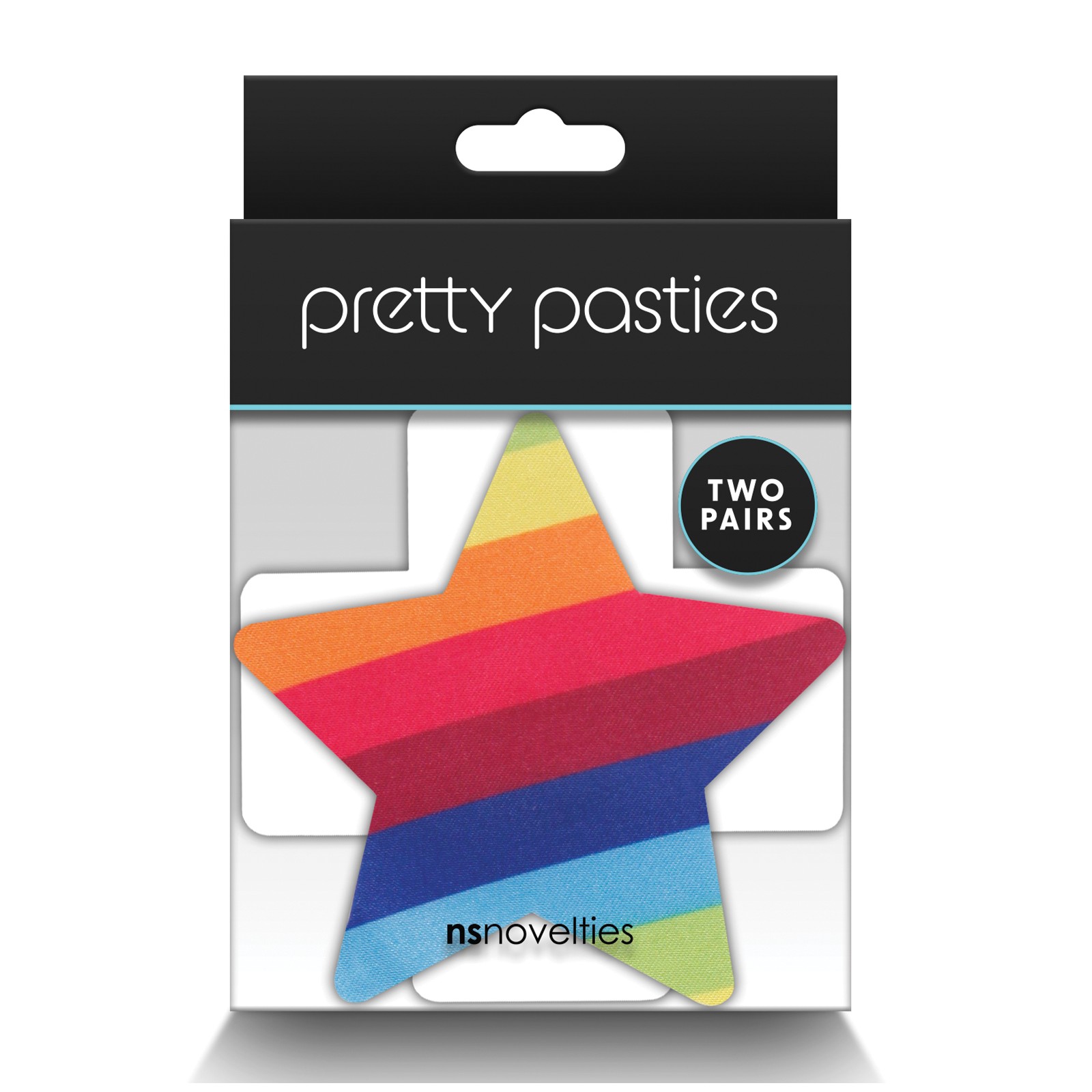 Pretty Pasties Pride Cross & Star Rainbow - 2 Pair