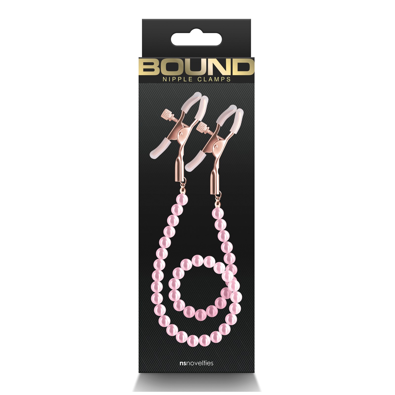 Bound Adjustable Nipple Clamps Pink