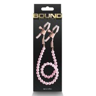 Bound Adjustable Nipple Clamps Pink