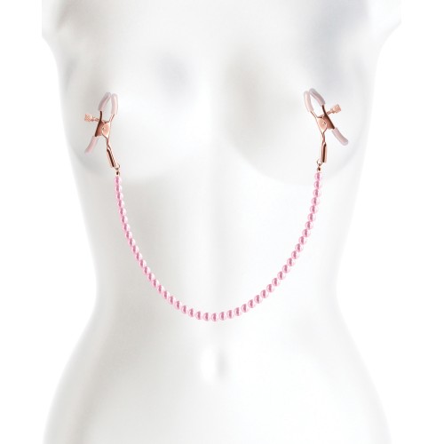 Bound Adjustable Nipple Clamps Pink