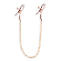 Bound Adjustable Nipple Clamps in Rose Gold