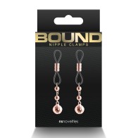 Bound D1 Adjustable Nipple Clamps Rose Gold