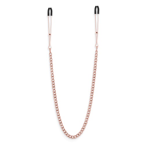 Bound DC3 Rose Gold Nipple Clamps for Intimate Play