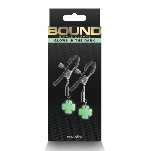 Pinzas para Pezones Ajustables Bound G4 - Estimulación Gunmetal