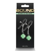 Pinzas para Pezones Ajustables Bound G4 - Estimulación Gunmetal