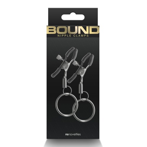 Pinzas para Pezones Ajustables Bound Gunmetal