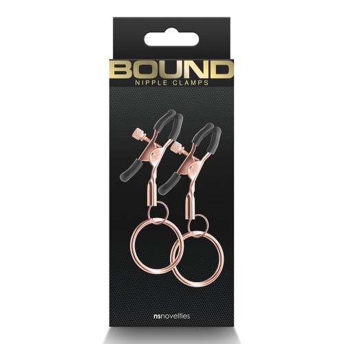 Pinzas para Pezones Bound C2 - Oro Rosa