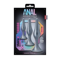 Blush Anal Adventures Matrix Genesis Plug Kit Silver