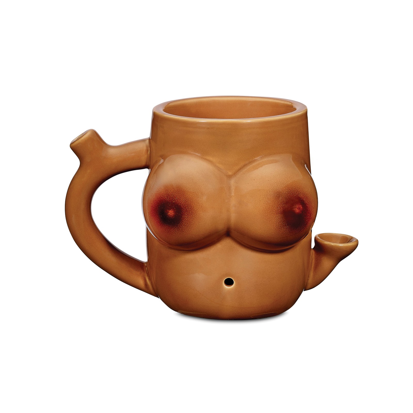 Fashioncraft Novelty Boob Mug Brown