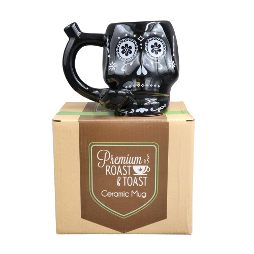 Fashioncraft Novelty Mug - Black Skull