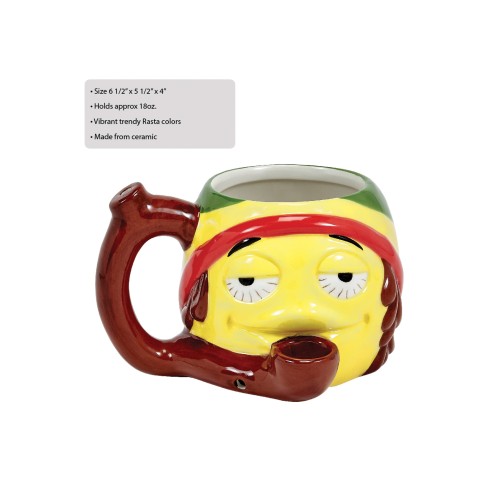 Rasta Emoji Novelty Mug for Unique Gifts