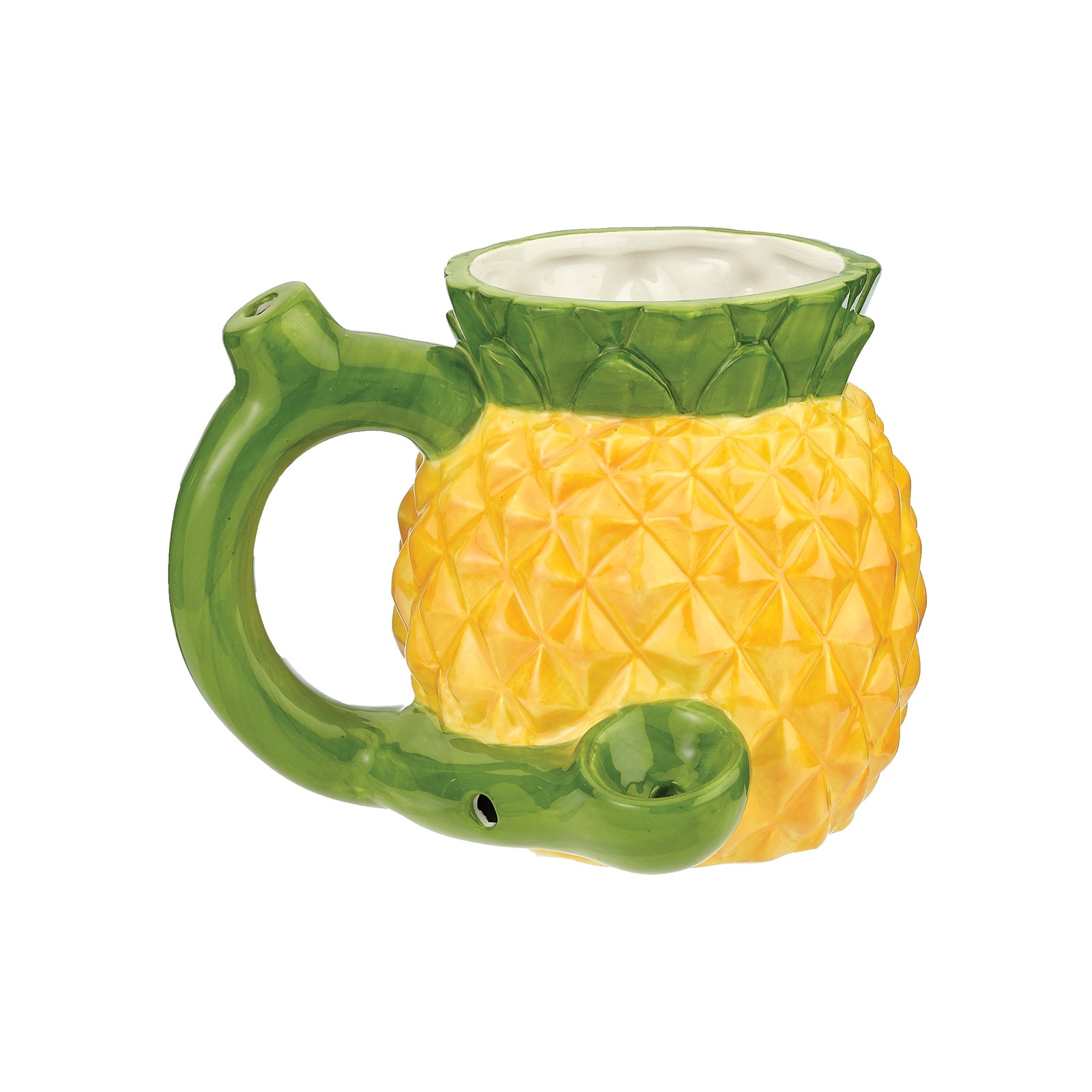 Taza de Cerámica con Forma de Piña para Fiestas Tropicales