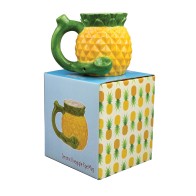 Taza de Cerámica con Forma de Piña para Fiestas Tropicales