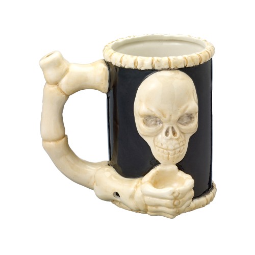 Taza de Moda Calavera y Huesos de Fashioncraft para Bebidas Divertidas