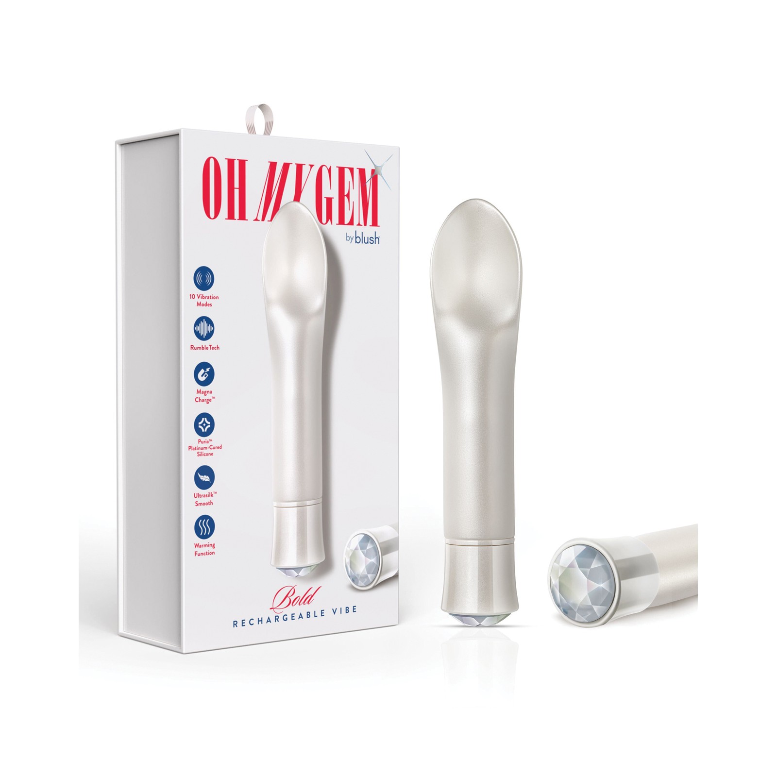 Vibrador Cálido Blush Oh My Gem para Placer Intenso