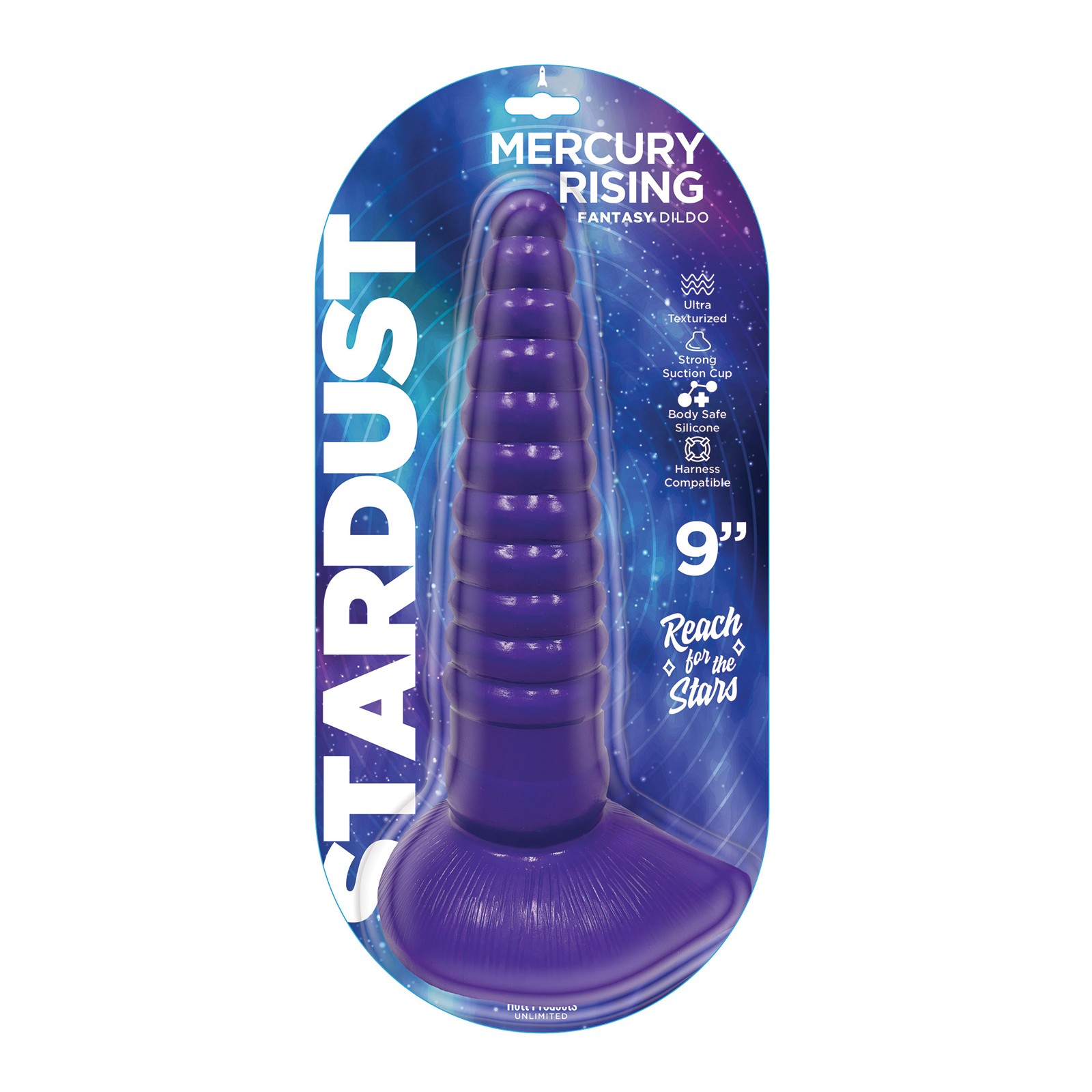 Stardust Mercury Rising 7" Dildo - Purple