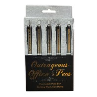 Outrageous Office Pens Novelty Gift