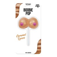 Lusty Lickers Boobie Pop Caramel