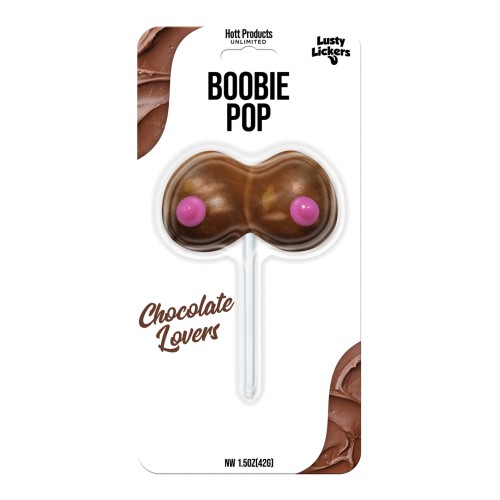 Lusty Lickers Chocolate Boobie Pop - Delicious Fun