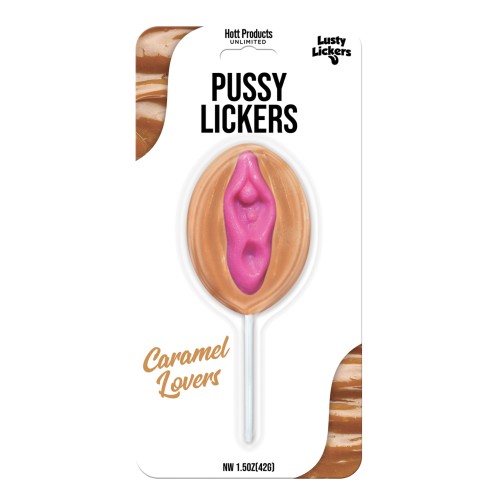 Lusty Lickers Caramel Pussy Pop Delight