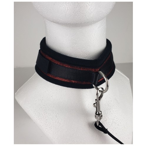 Spartacus Collar & Leash Neoprene Red