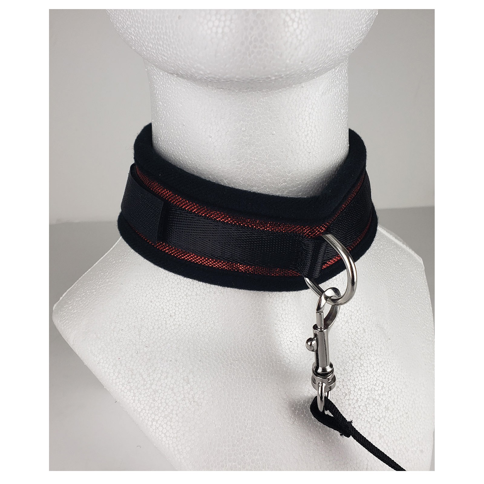 Spartacus Collar & Leash Neoprene Red