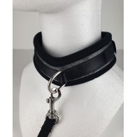 Collar y Correa Spartacus Neopreno Plata