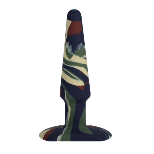 A Play Groovy Silicone Anal Plug in Camouflage