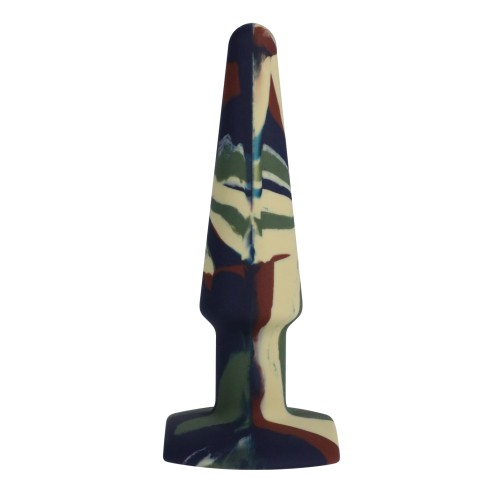 A Play Groovy Silicone Anal Plug in Camouflage