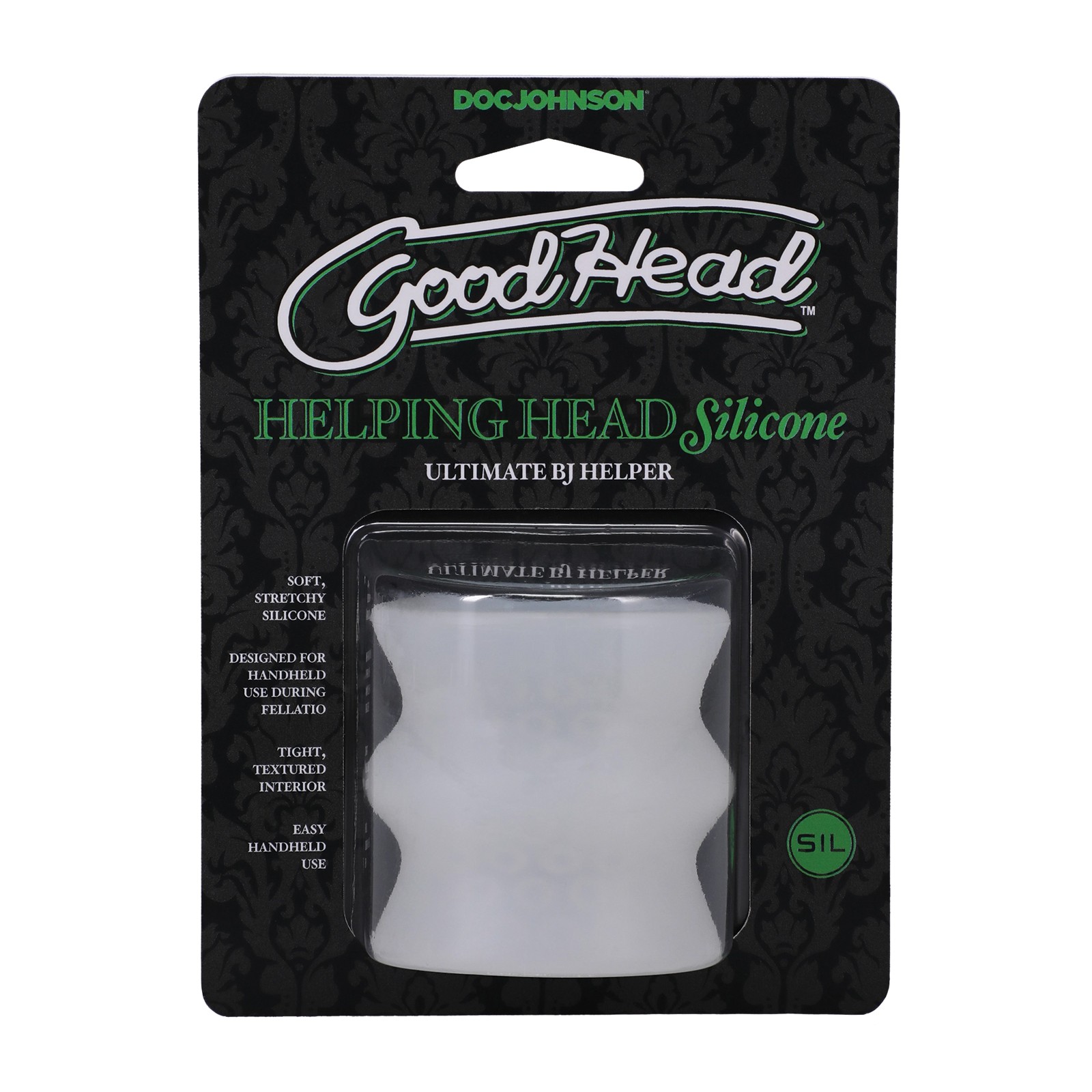 GoodHead Helping Head Silicone Stroker Frost