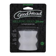 GoodHead Helping Head Silicone Stroker Frost