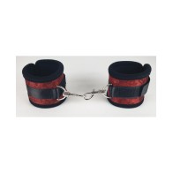 Spartacus Wrist Restraints Neoprene Red