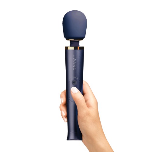 Le Wand Petite Vibrating Massager Navy Rechargeable