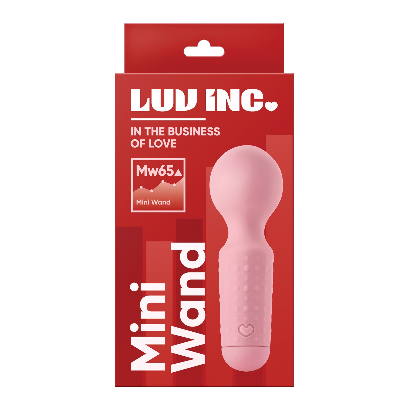 Luv Inc. 4" Mini Wand - Light Pink