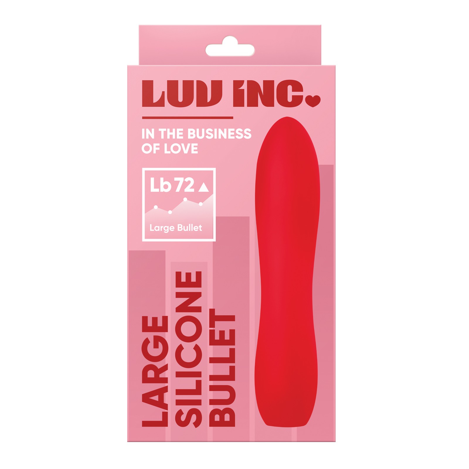 Luv Inc. Large Silicone Bullet for Intense Vibration