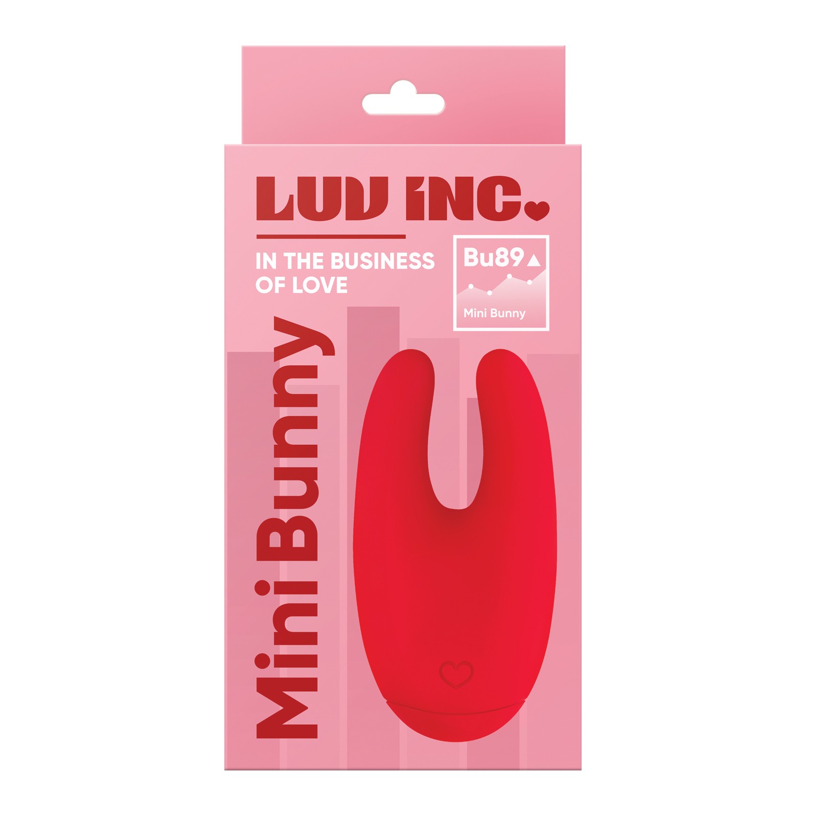 Luv Inc. U Shape Mini Bunny Red