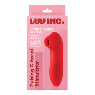 Luv Inc. Pulsing Clitoral Stimulator Red