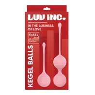 Luv Inc. Silicone Kegel Ball Set - Light Pink