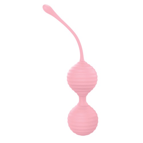 Luv Inc. Silicone Kegel Ball Set - Light Pink