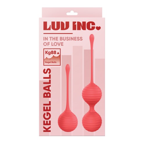 Set de Bolas Kegel de Silicona Luv Inc. para Fortalecimiento Pélvico