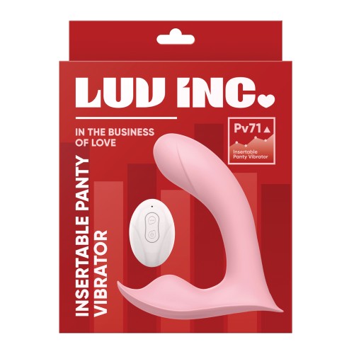 Vibrador de Panty Insertable Luv Inc. - Rosa