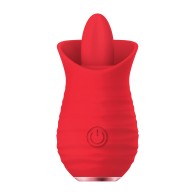 Luv Inc. Tongue Flickering Vibrator - Waterproof Pleasure